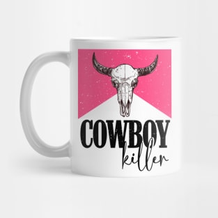 Western Cowgirl vintage Punchy Skull Mug